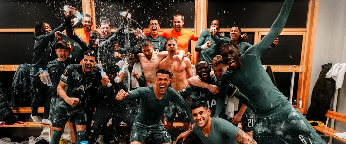Bucuria lui londonezilor, după calificarea în finala Europa League. Foto Facebook Tottenham Hotspur