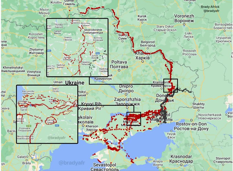 De este atât de greu pentru Ucraina să treacă prin apărarea Rusiei. Explicația unui general american: „20 de kilometri de iad”