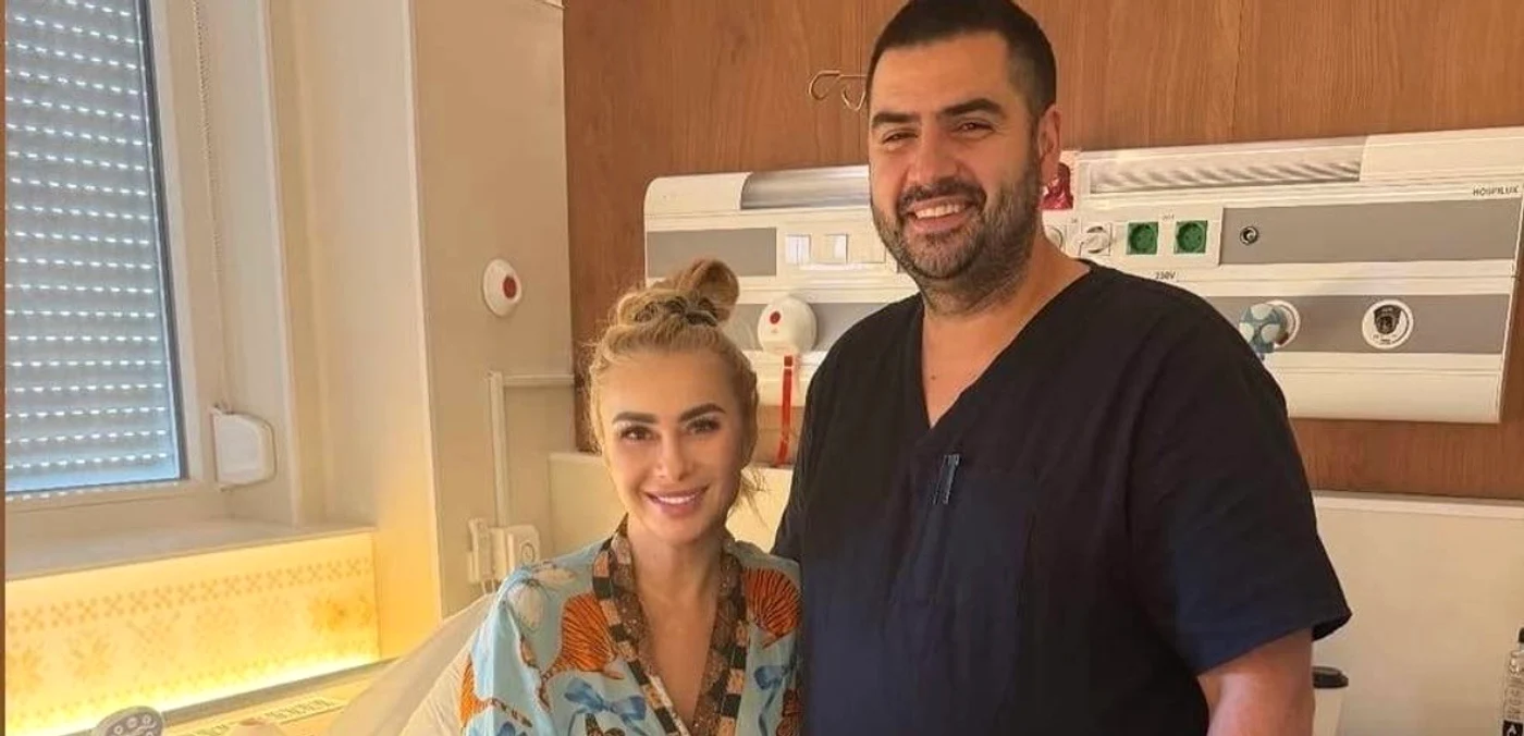 Anamaria Prodan și medicul Alfred Najm