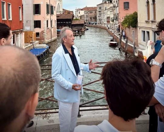 Giampaolo Manca, fost mafiot, acum ghid turistic la Veneția FOTO: Tiktok