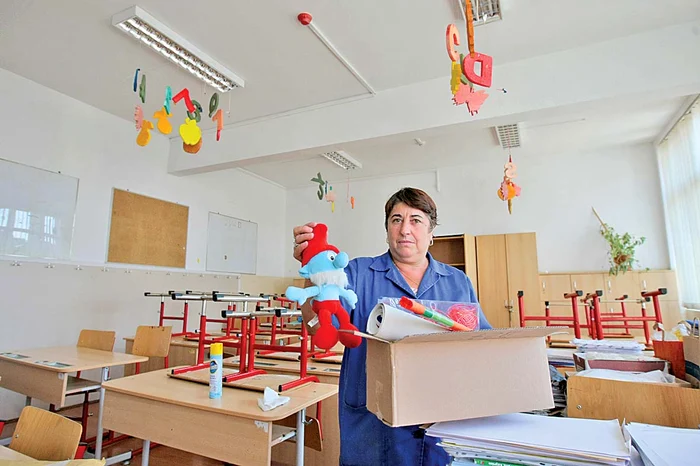 Clasele au fost decorate ca să fie mai plăcute