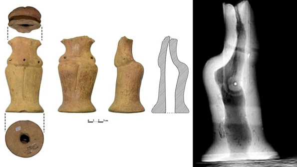 Secretul de fabricație al unei statuete aparținând Culturii Cucuteni, dezvăluit de o radiografie jpeg