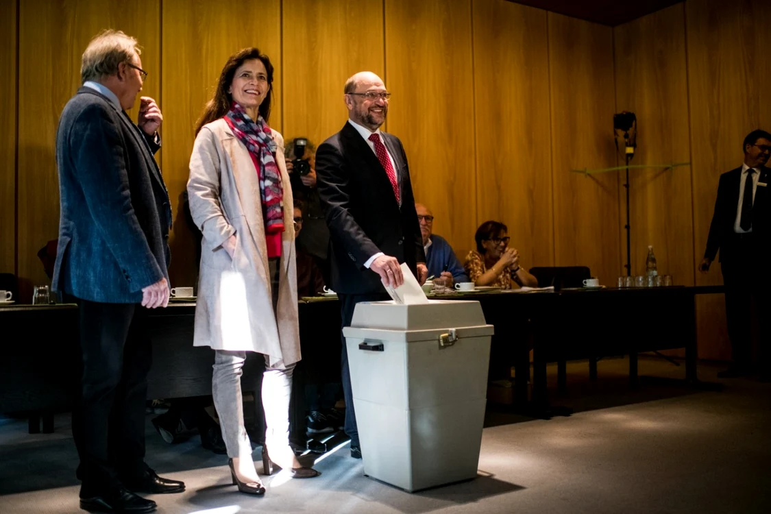 martin schulz la urne