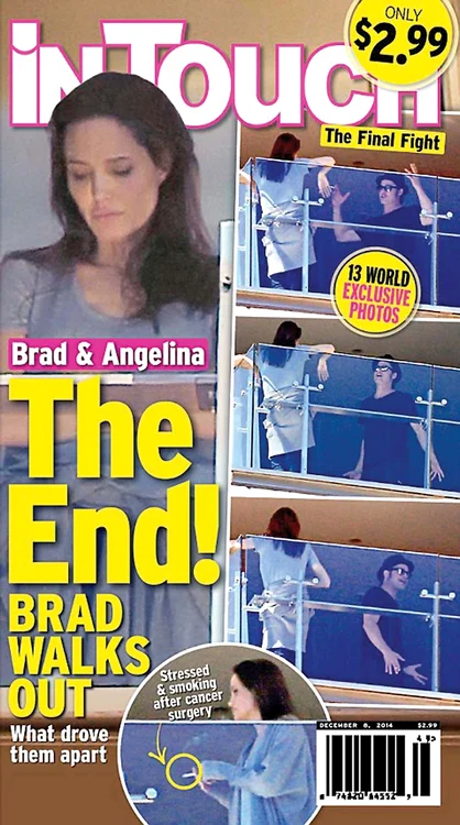 Fotografiile au fost prezentate,  în exclusivitate, de revista  americană „In Touch”