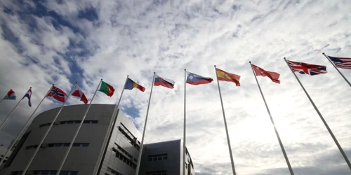 Steaguri ale statelor membre NATO FOTO EPA