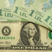 Leu romanesc versus dolar FOTO Shutterstock 