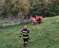 Imagini de la accidentul în care a fost rănit starețul Mănăstirii Stânișoara din Vâlcea Foto ISU Vâlcea jpeg