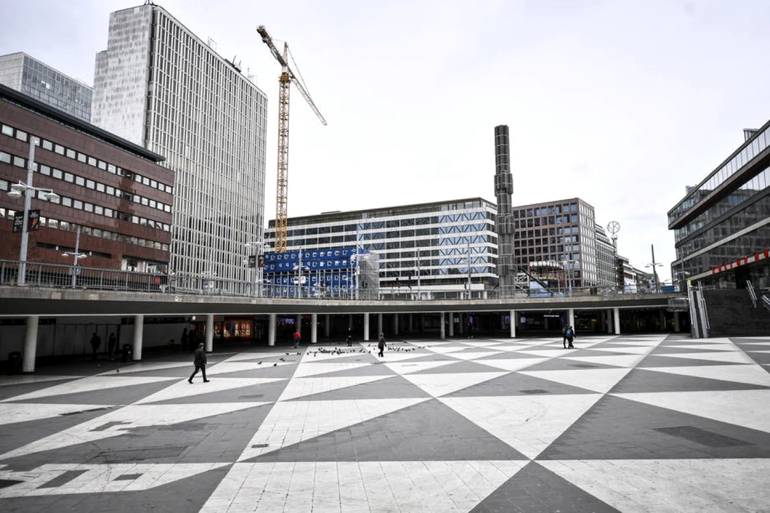 Sergels Torg piata in centrul stockholm suedia foto epa efe