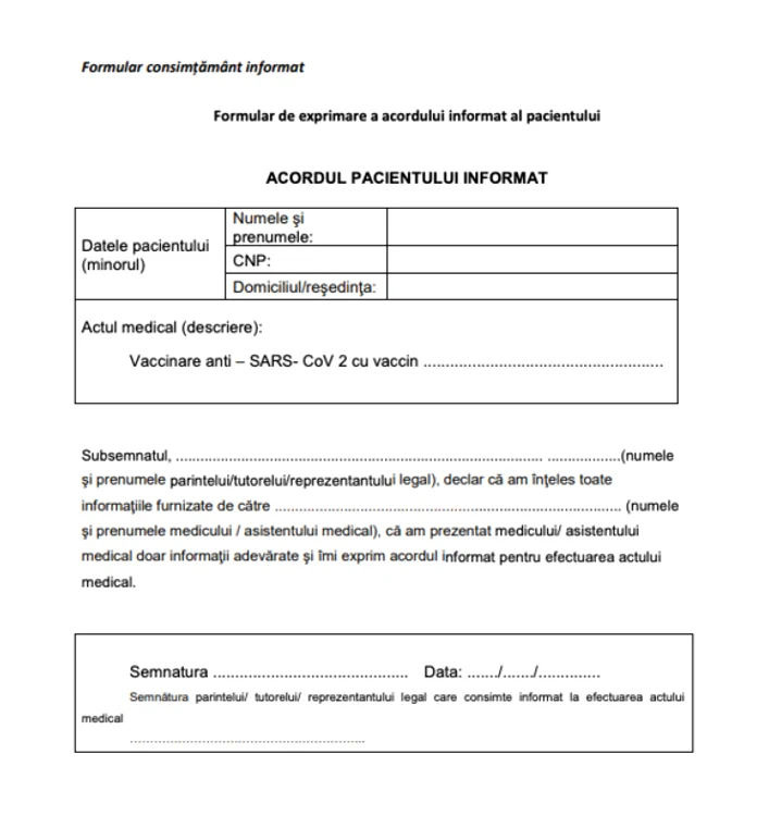 
    Copiii sunt vaccinați cu serul PfizerSursa foto: RoVaccinare/Facebook  
