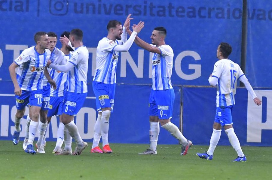 Fotbal: Egalitate! Universitatea Cluj - Universitatea Craiova 1-1, în Superligă