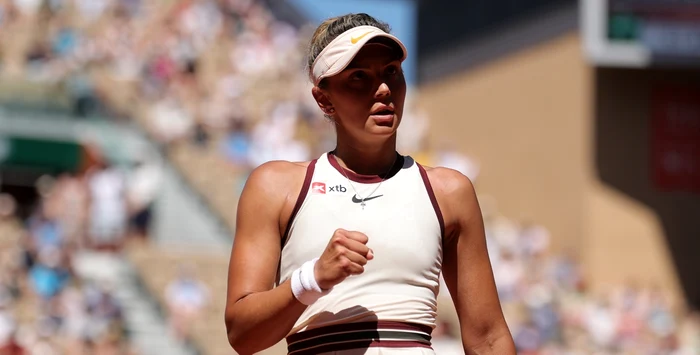 Jaqueline Cristian se simte excelent pe zgură  FOTO EPA