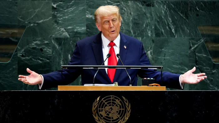 Donald Trump la ONU FOTO: X