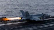 Avion F/A-18E Super Hornet pe portavionul USS Harry S. Truman FOTO Profimedia 