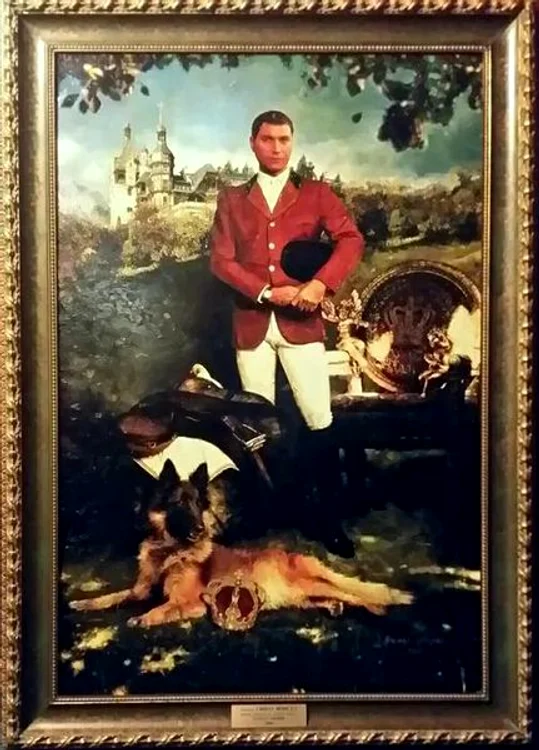 Tabloul cu Cristi Borcea se vinde pe olx.ro