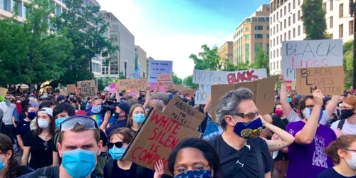 Revoltă proteste SUA Washington George Floyd Sursa Facebook Bogdan Banu