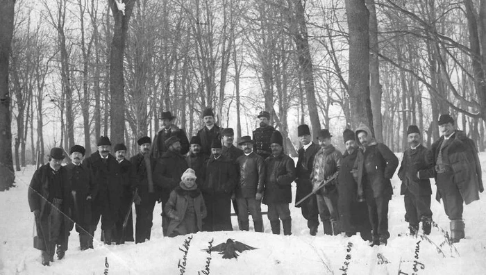 Alexandru Florescu on a hunting party