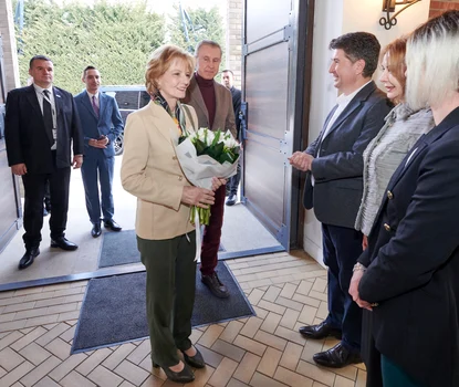 Majestatea Sa Margareta și Principele Radu la Clubul Sportiv Ecvestru Phoenix Riders. FOTO: Daniel Angelescu, Casa Majestății Sale