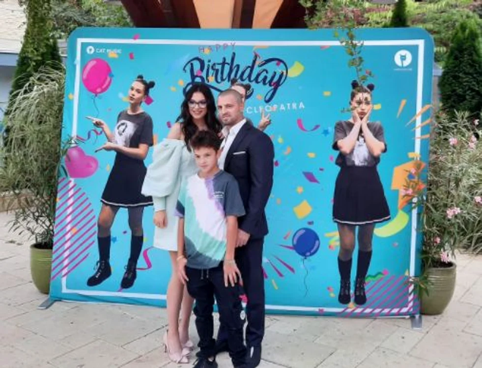 Pavel Stratan și Cezar, fratele cel mic al lui Cleo, nu puteau lipsi de la petrecere