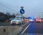 Accident rutier pe DN64 în zona Poliției Rutiere Vâlcea Foto Adrian Enache jpeg