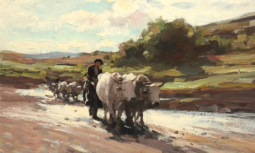 «Car cu Boi» de Grigorescu, în licitaţie la peste 200 000 de euro jpeg