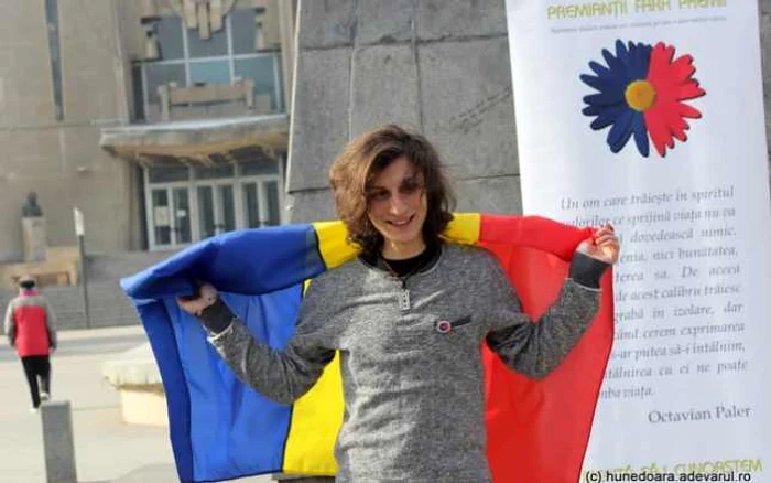 Tiberiu Albu a fost premiantul de sâmbătă al campaniei Premianţii fără premii. FOTO: Daniel Guţă.