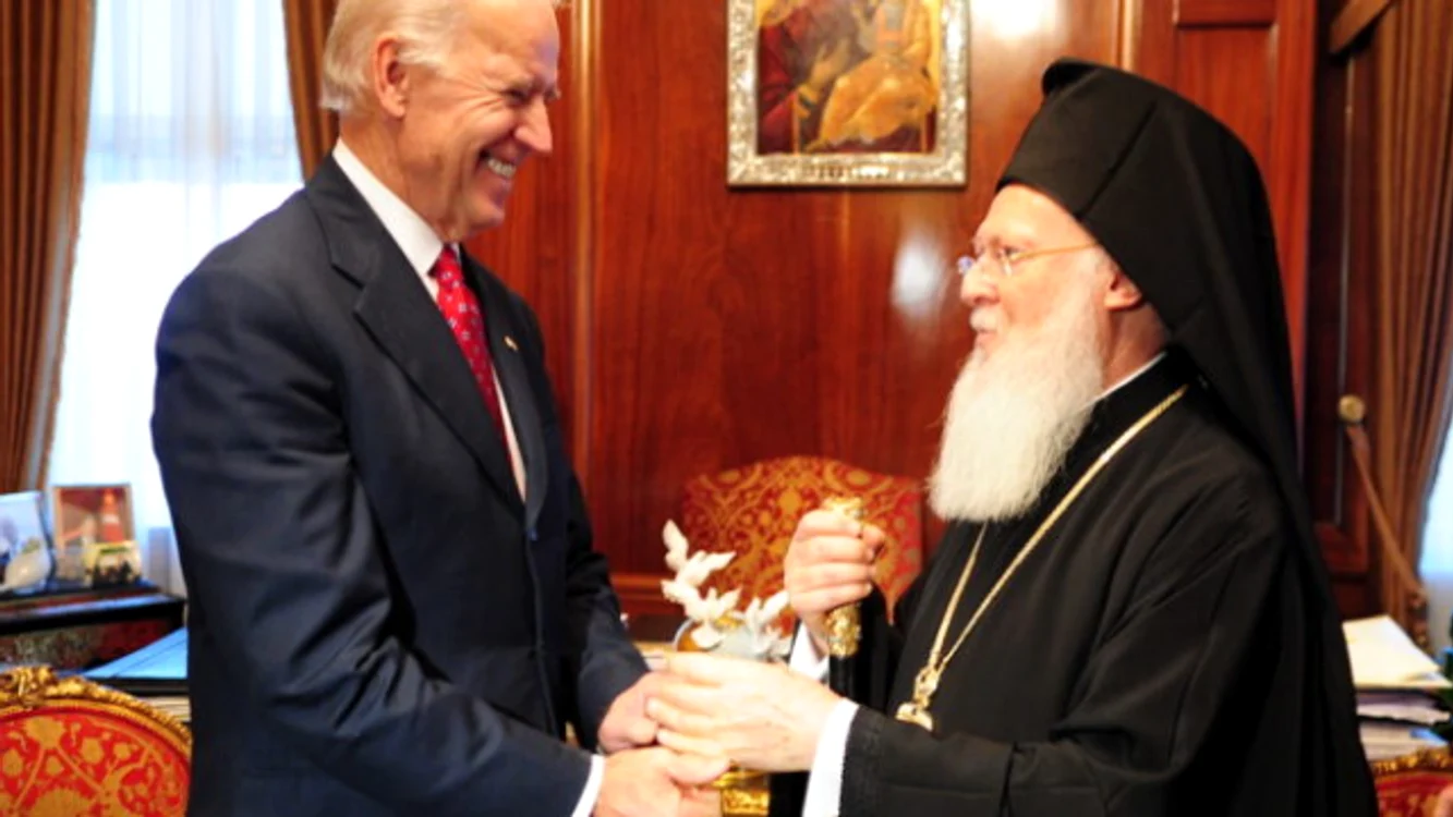 Joe Biden şi Patriarhul Ecumenic Bartolomeu