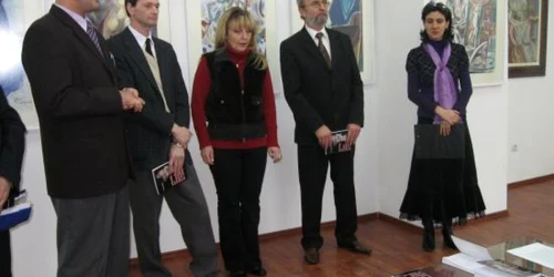 La eveniment au participat oameni de cultură şi elevi
