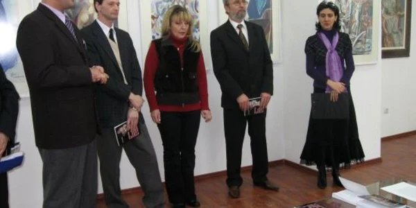 La eveniment au participat oameni de cultură şi elevi
