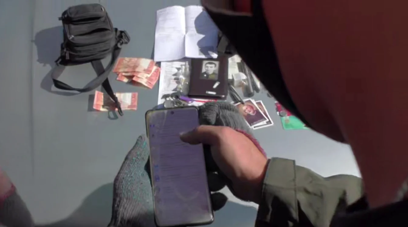 Documente găsite asupra cetățeanului polonez FOTO: X