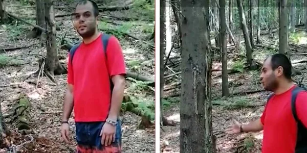 tanar parang legat cu lant de copac