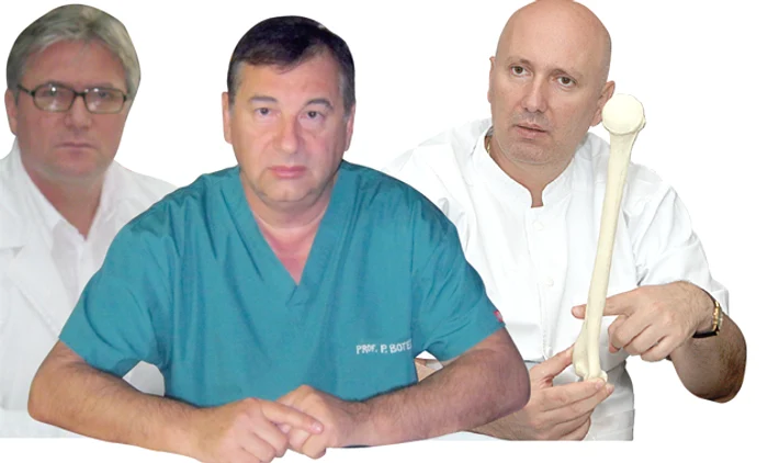 Grigore Tinică - cardiolog, Paul Botez - chirurg ortoped, Paul Sârbu - chirurg ortoped