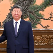 Xi Jinping si lidera KMT Cheng Li wun FOTO X / Li Jingjing @Jingjing_Li