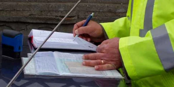Bărbatul a fost sancţionat cu suma de 1400 lei