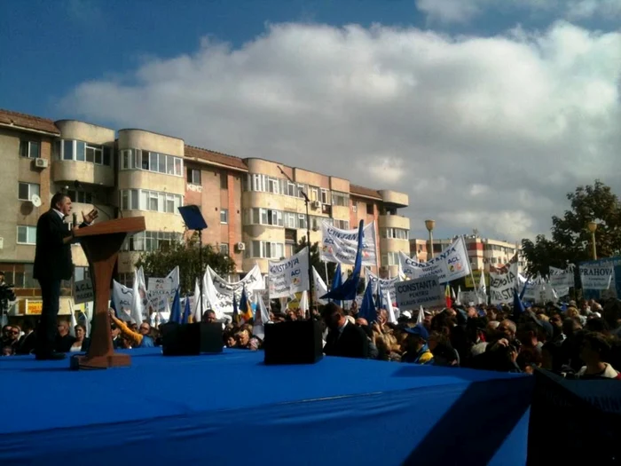 Mitingul electoral ACL de la Constanţa cu Klaus Iohannis Foto Mariana Iancu