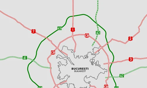 Autostrada București va fi practic un nou inel în jurul Capitalei png