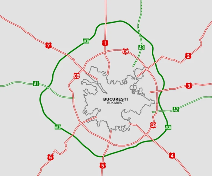 Autostrada București va fi practic un nou inel în jurul Capitalei