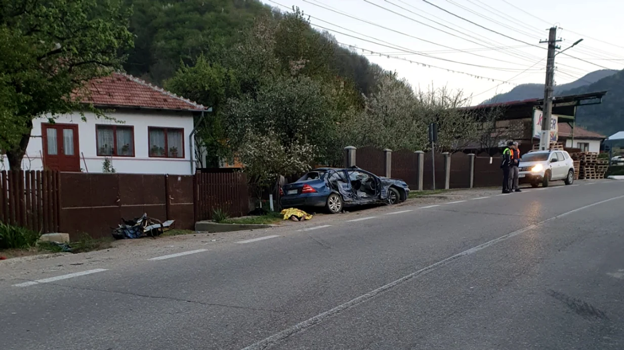 Accidentul de la Nehoiu Sursa IPJ Buzău