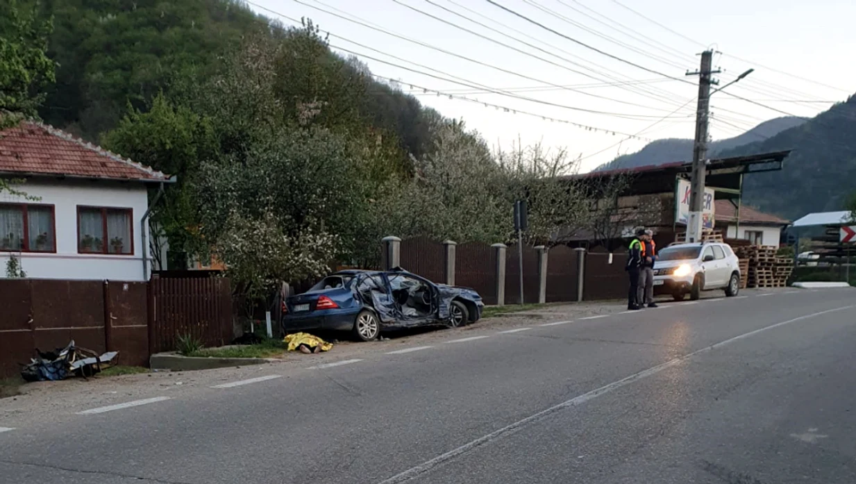 Accidentul mortal de la Nehoiu SURSA IPJ Buzău