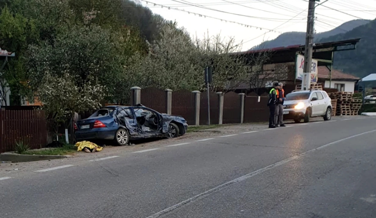 Polițistul se întorcea cu amicul său de la o petrecere SURSA IPJ Buzău