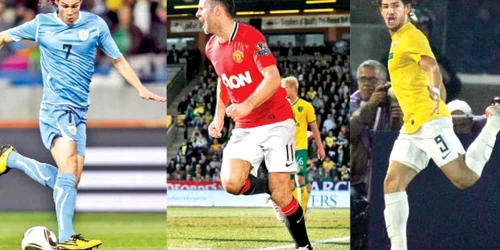 Edinson Cavani(Uruguay), Ryan Giggs(Marea Britanie), Alexandre Pato(Brazilia)