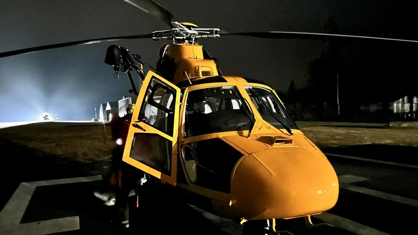 A fost nevoie de intervenția unui elicopter (Foto: Profimedia)
