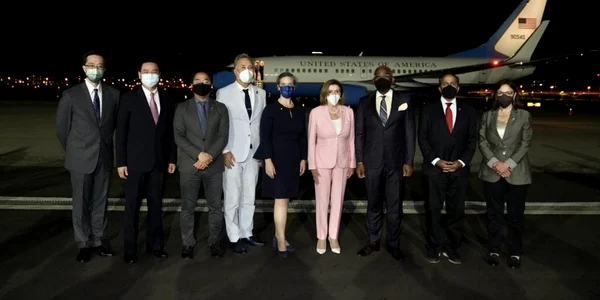 Nancy Pelosi în Taiwan 2 august 2022 FOTO EPA-EFE