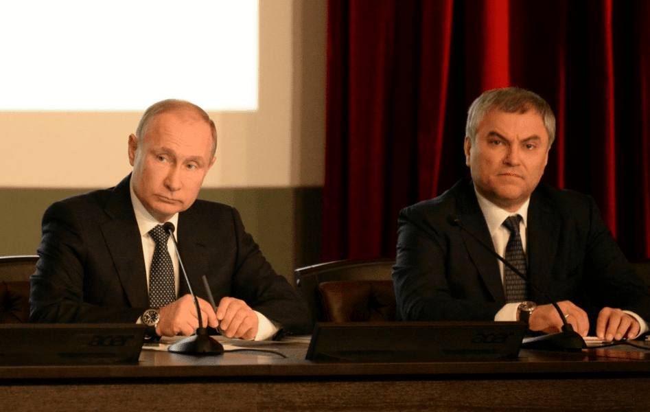 Liderul parlamentar Viaceslav Volodin îi cheamă pe deputaţii ruși să se ducă la război