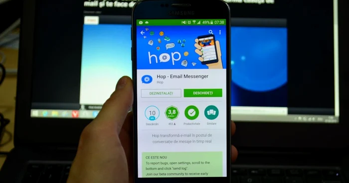 Hop Messenger e disponibil în Play Store