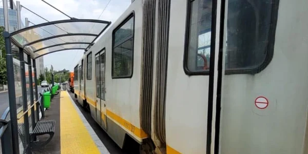 Linia de tramvai modernizata din zona Afi Cotroceni