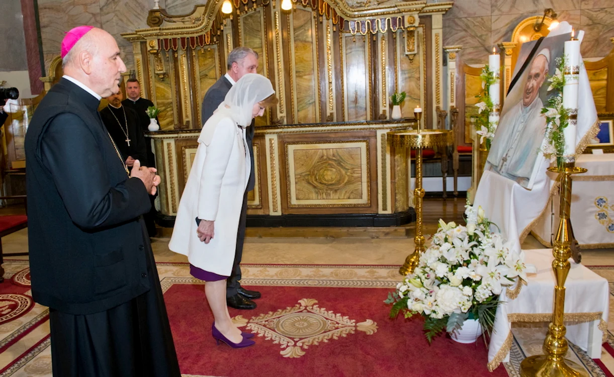 la Catedrala Episcopală Greco-Catolică. FOTO: Daniel Angelescu, Casa Majestății Sale 