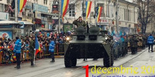 Paradă militară la Iaşi FOTO Primăria Iaşi 