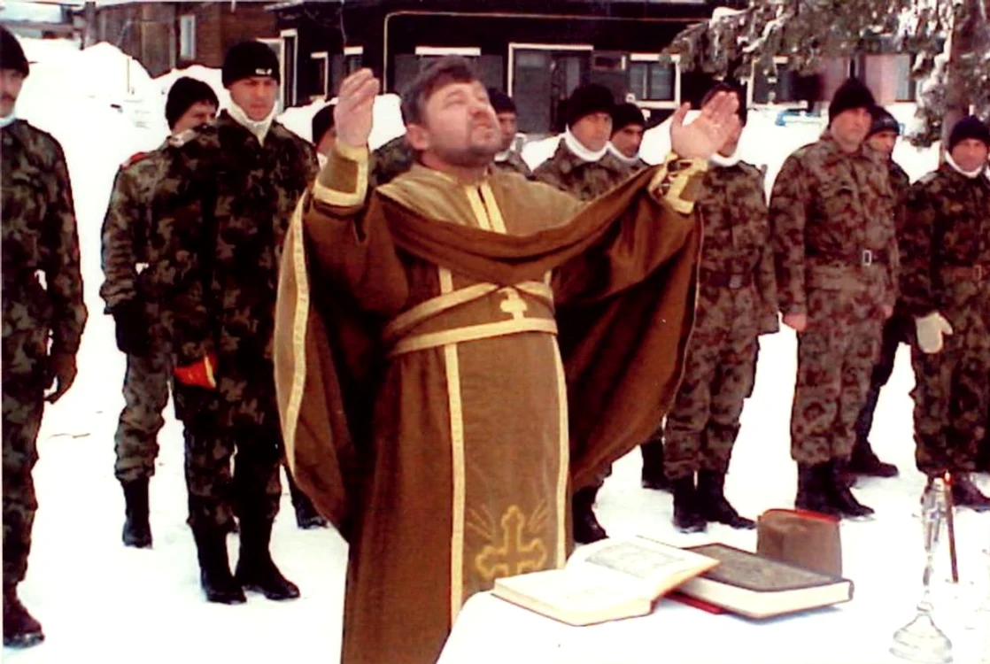 Sfânta Liturghie la minus 18 grade Celsius