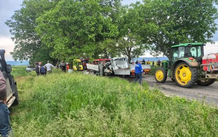 Grav accident în Vrancea FOTO:IPJ Vrancea