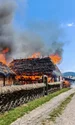 Incendiu de proporții la Casa Muzeu din Cizer, județul Sălaj (© Ministerul Culturii)